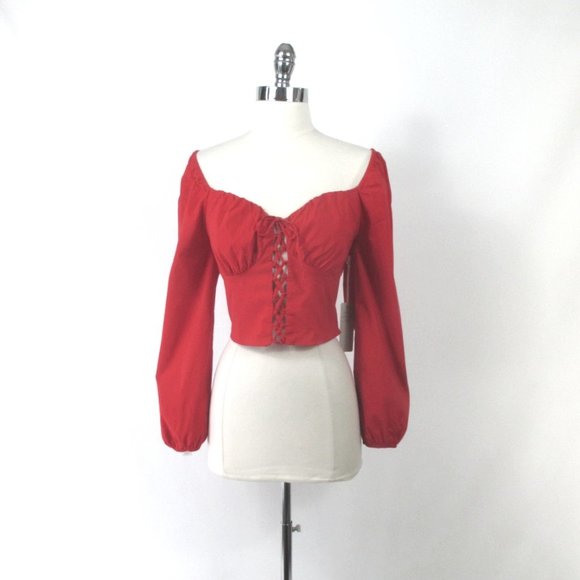 Off The Shoulders Corset Top L - Picture 2 of 9